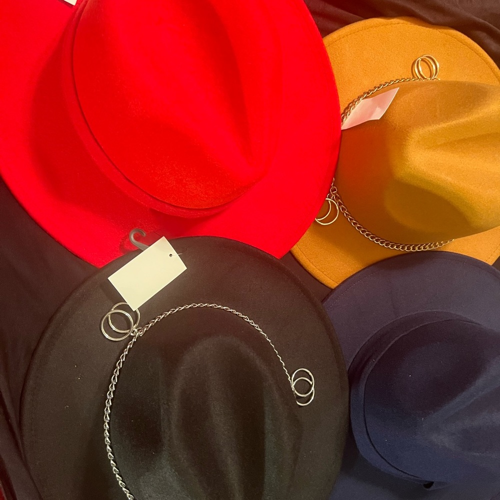 Nice brand new fedora hats